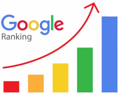 Google ranking comparison chart
